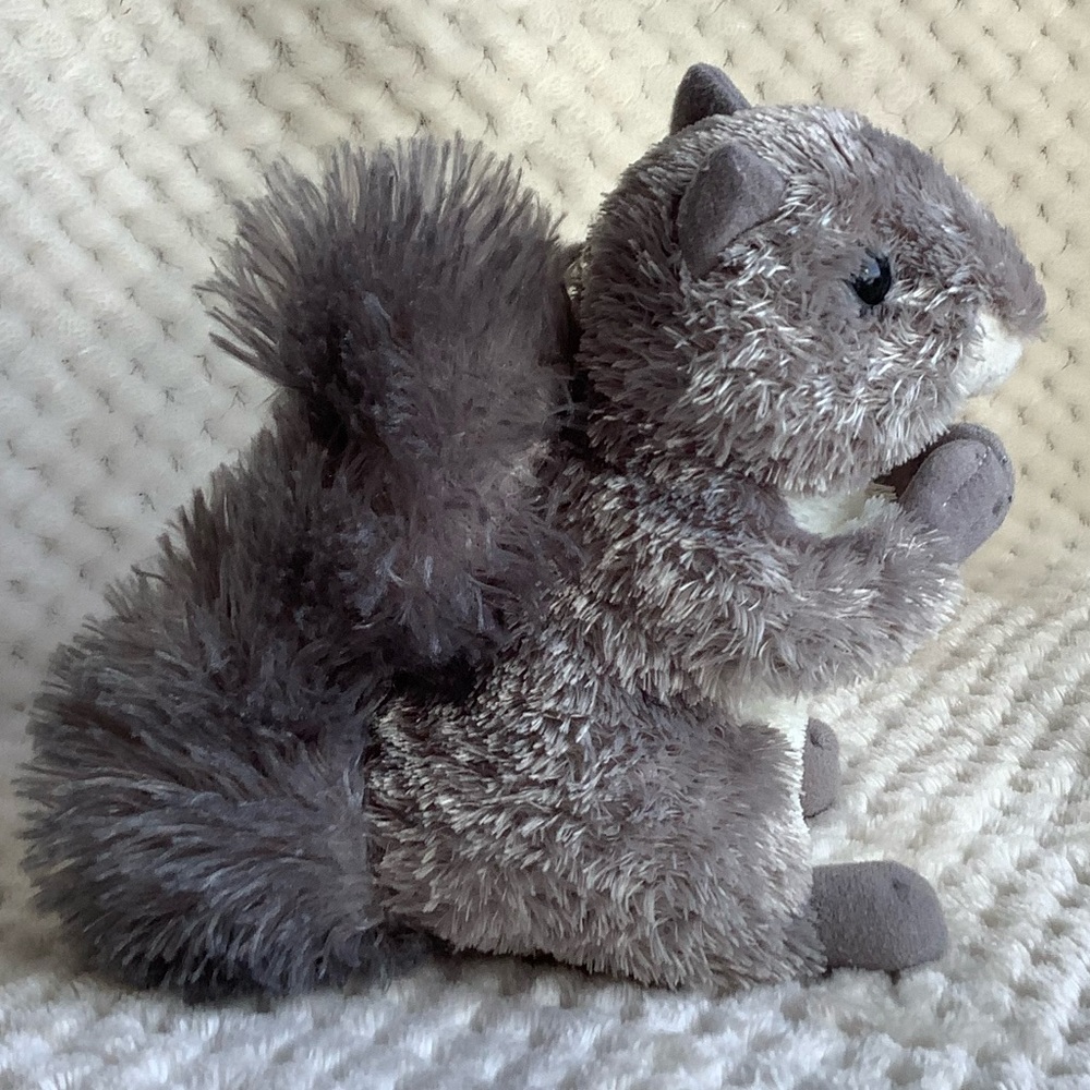 AURORA World Grey Squirrel 2017 Plush Stuffed Animal Toy 🐿️